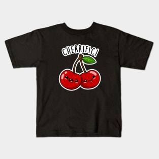 Cherrific Cute Cherry Pun Kids T-Shirt